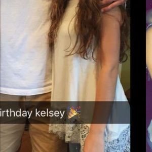 Soft and sexy off white tank